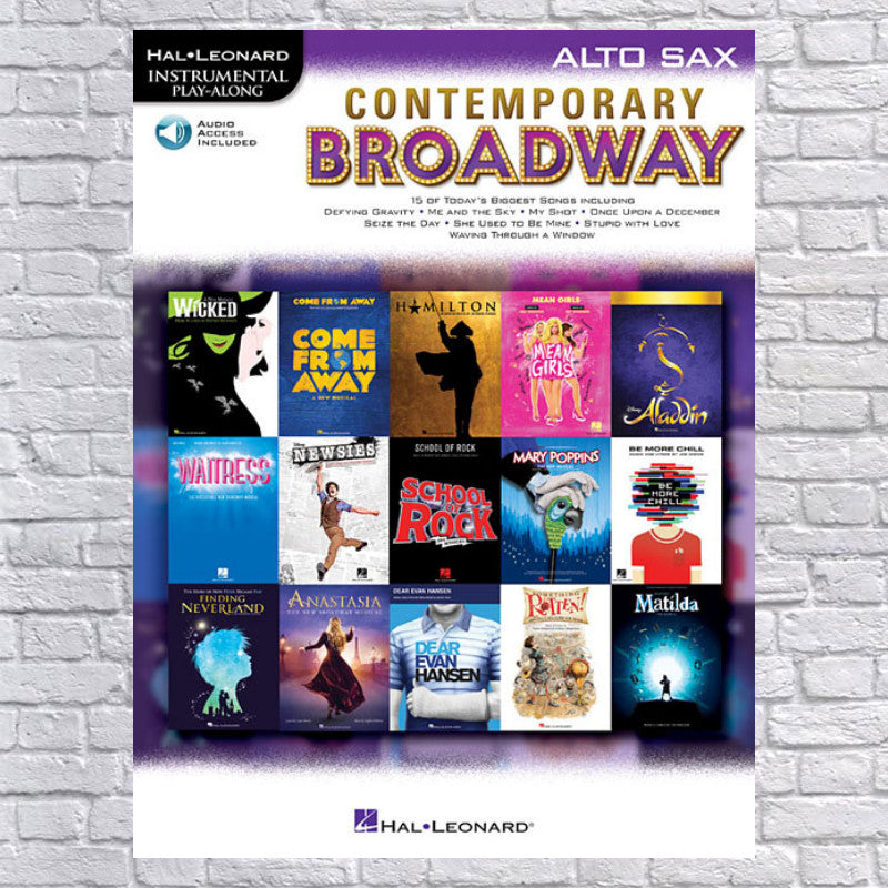 Contemporary Broadway: Instrumental Play-Along for Alto Sax (Other)