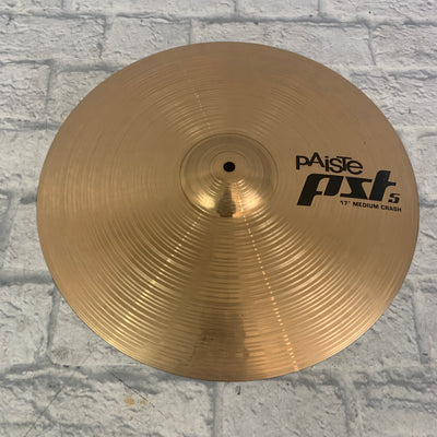Paiste 17"  PST 5 Medium Crash Cymbal