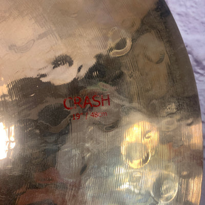 Diril 19 Hammer XL Crash Cymbal Cracked