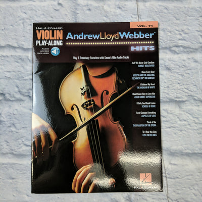 Andrew Lloyd Webber Hits: Violin Play-along Volume 71. Sheet Music, Downloads