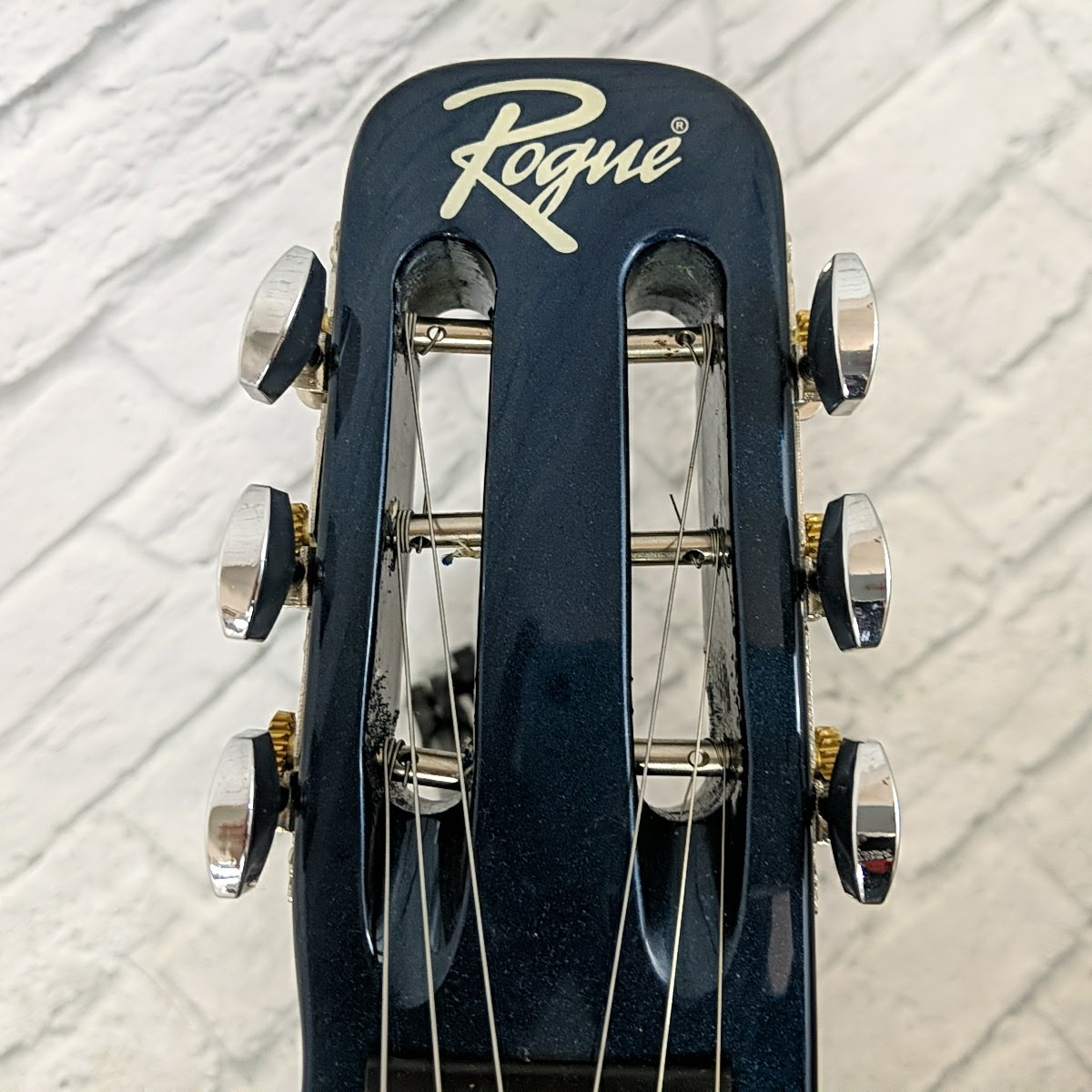 Rogue RLS-1 Lap Steel Guitar with Stand and Gig Bag Metallic