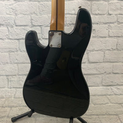 Aria Pro II Precise Bass Body w/ Squier II MIK Neck 4 String Bass Guitar - Black