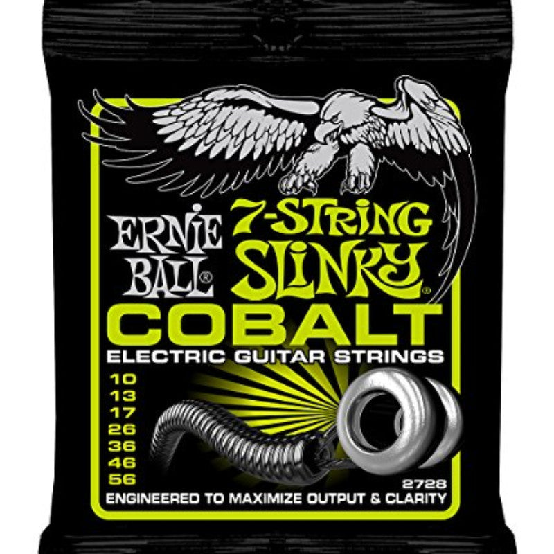 Ernie Ball 2728 Cobalt 7-String Regular Slinky Electric Guitar Strings