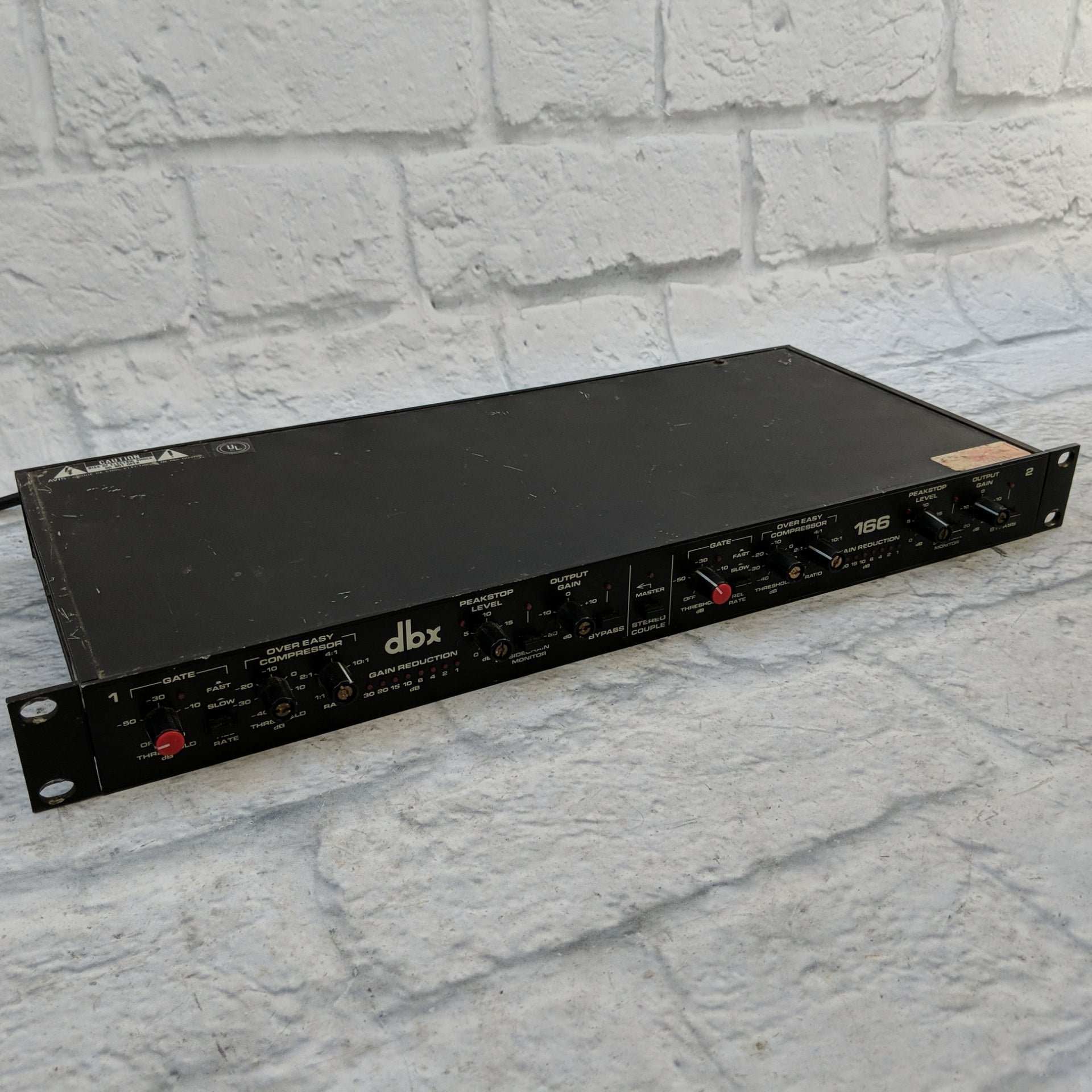 DBX 166 Compressor Gate Rack Unit