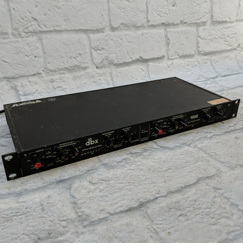DBX 166 Compressor Gate Rack Unit - Evolution Music