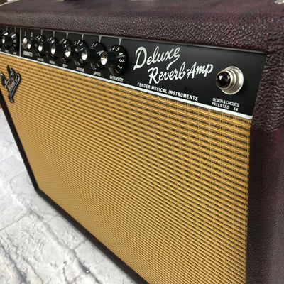 Fender Deluxe Reverb Limited Wine Red Wheat Guitar Combo Amp