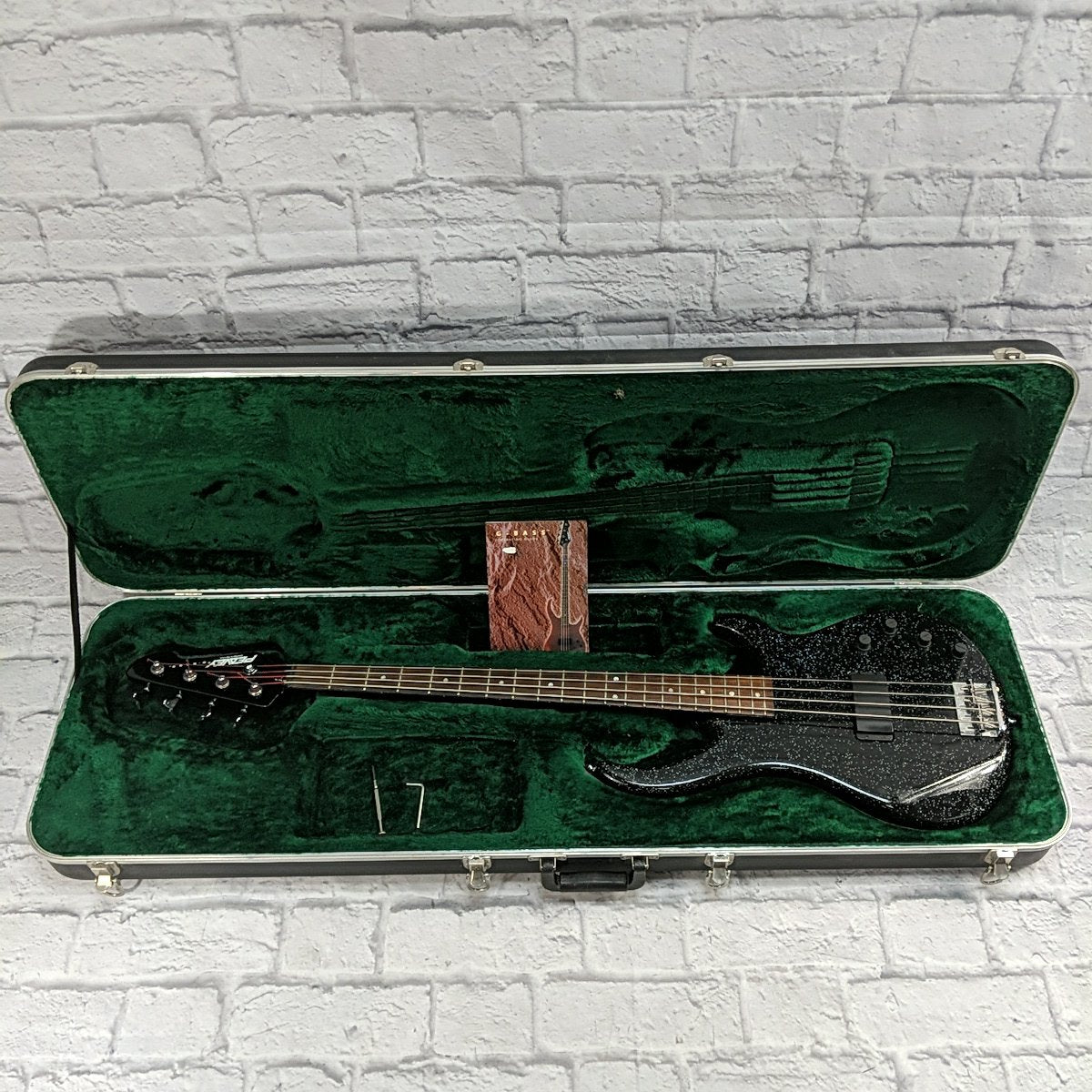 Peavey G Bass 4 String Bass Guitar -Black Holoflake