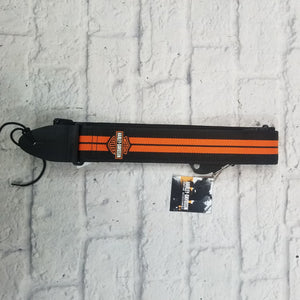 Harley Davidson HD-S404 Orange Stripe Guitar Strap