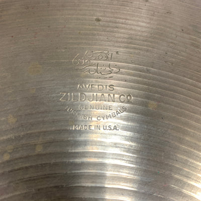 Vintage Zildjian 15 Hi Hat Cymbal Pair 950/1450 gram