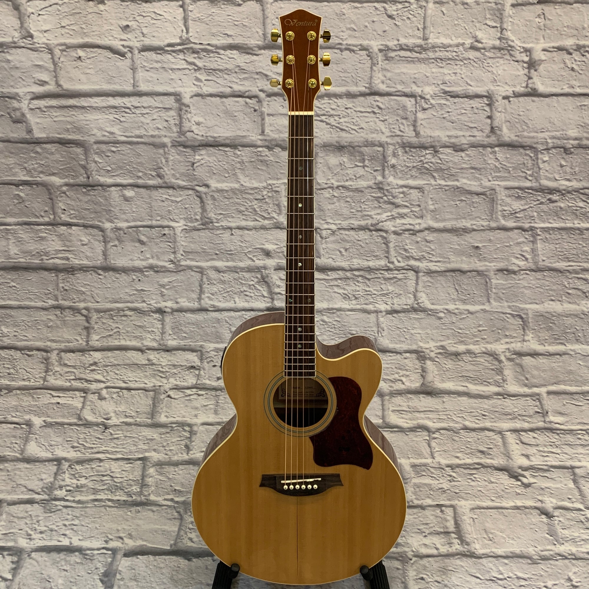 Ventura VJ2NAT Acoustic Electric Guitar