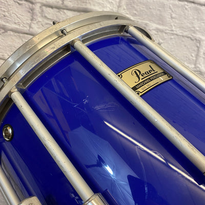 Pearl Marching Snare Drum - Blue