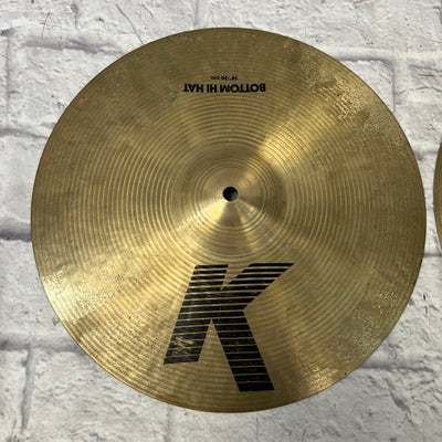 Zildjian 14 K HI Hat Cymbal Pair Hi Hats