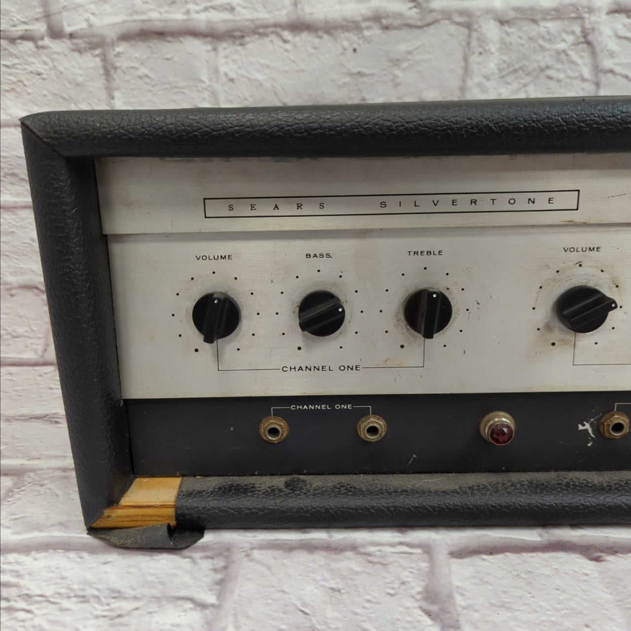 Silvertone Sears Model 1484 Twin Twelve 60-Watt Tube Guitar Head