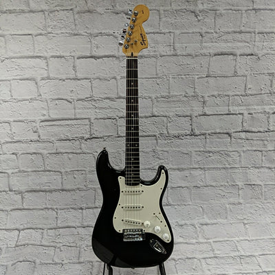 Squier Strat Affinity Black Electric Guitar