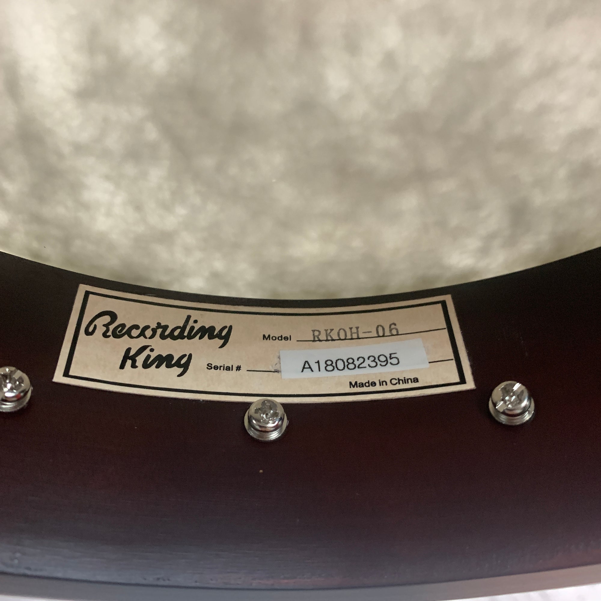 Recording King RKOH-06 Banjo