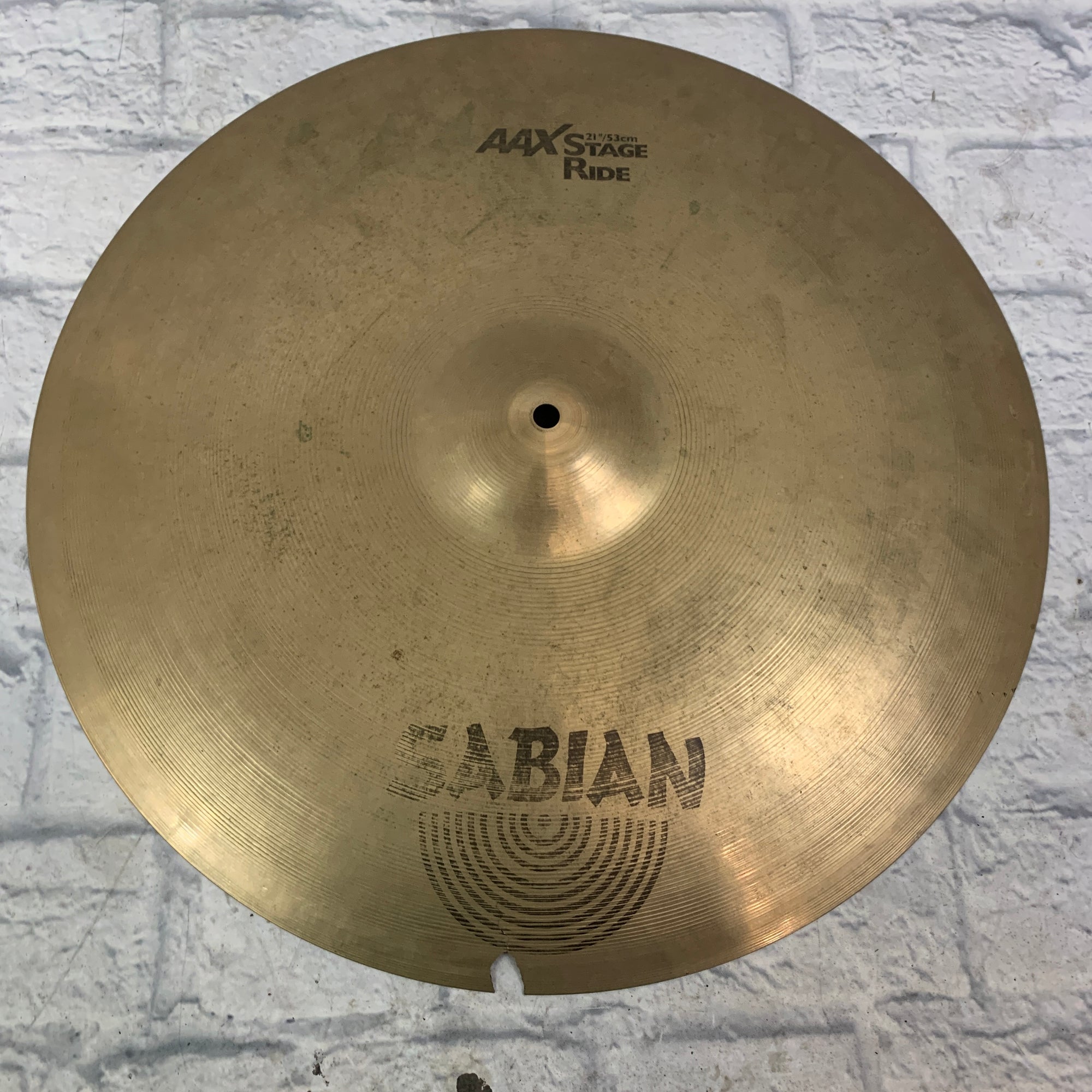 Sabian AAX 21" Stage Ride Cymbal - CRACK
