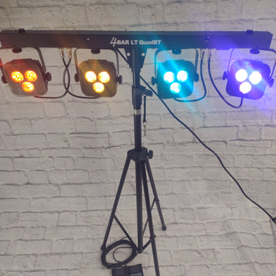 Chauvet 4BAR LT Quad BT RGBA Par System with Stand