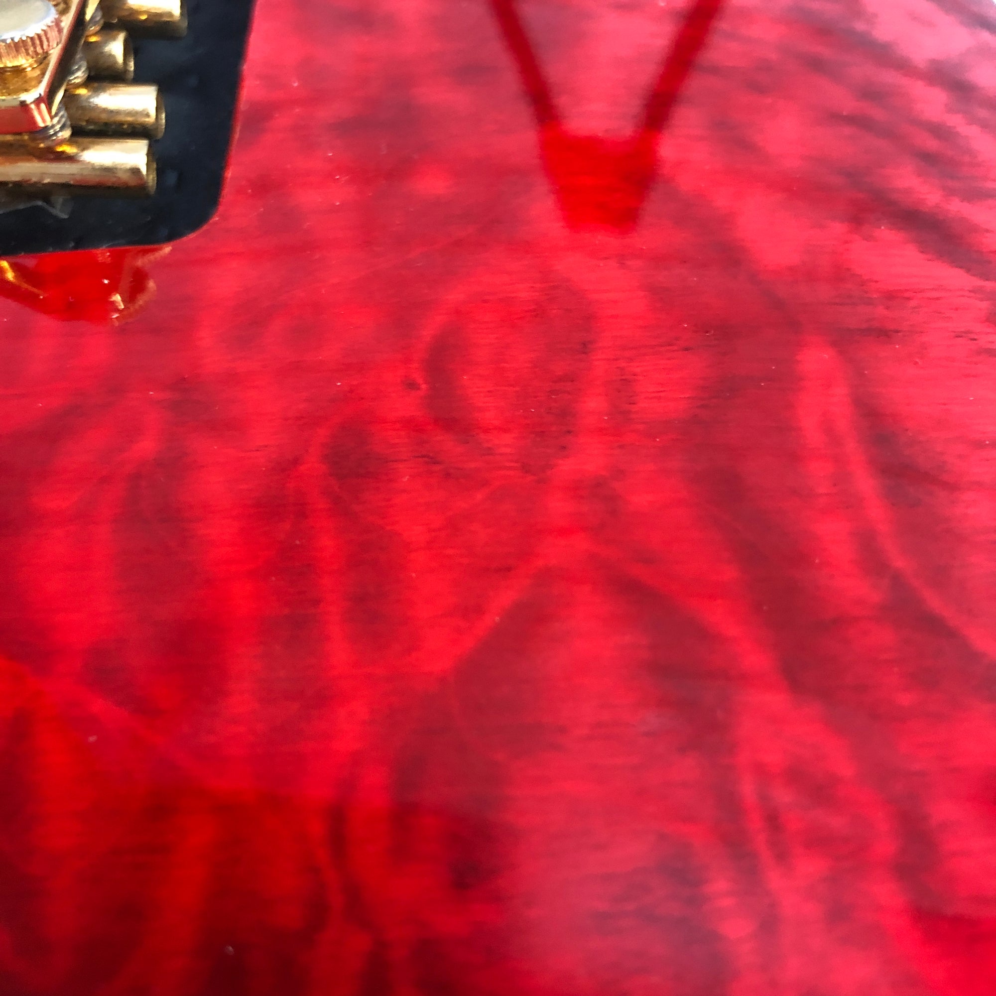 Johnson Catalyst Trans Red Quilted Maple Top Electric Guitar
