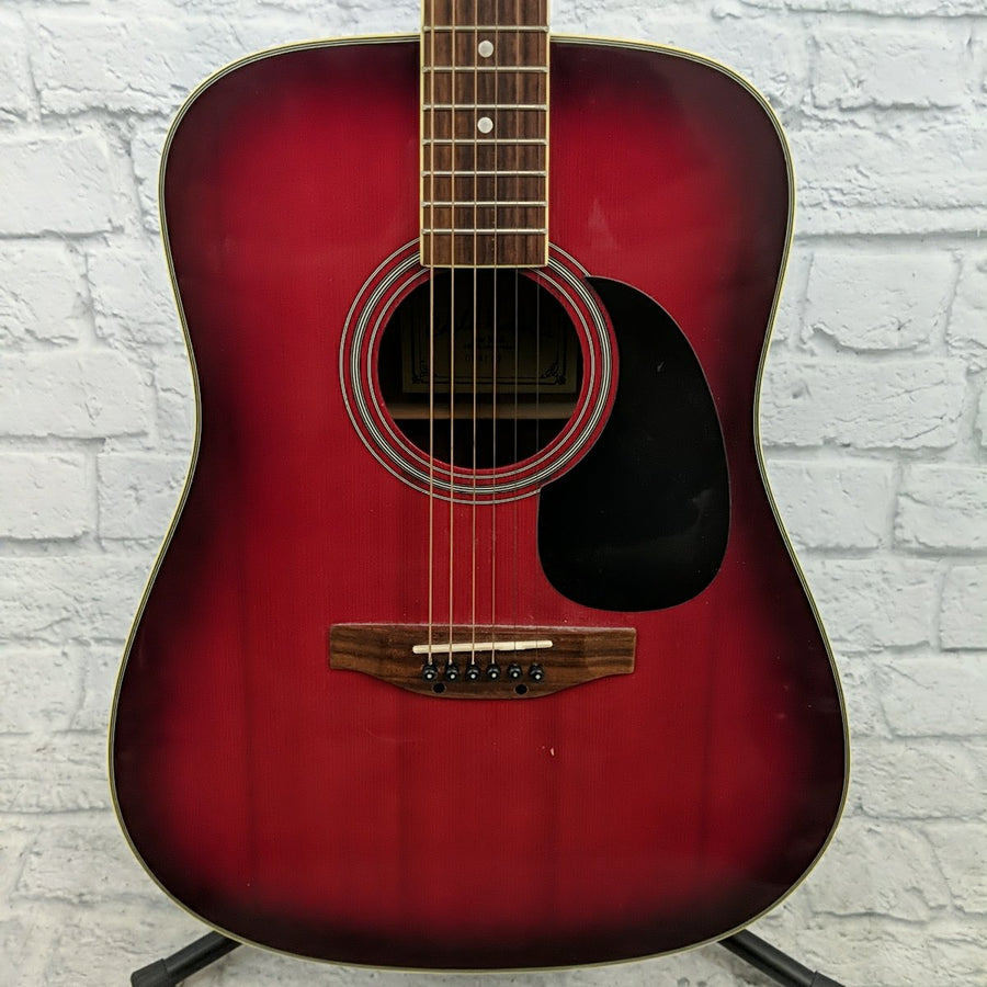 Carlo Robelli CW4102 Red Acoustic Guitar