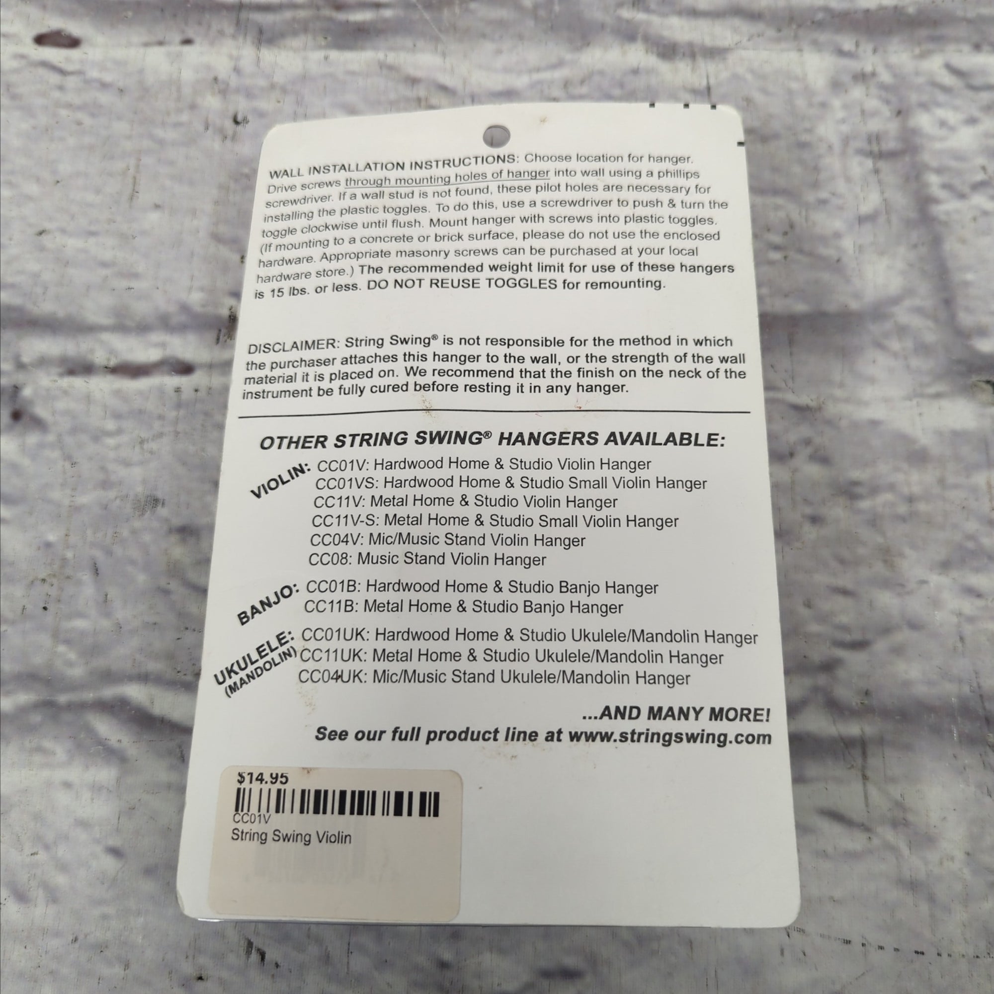 String Swing Violin Hanger