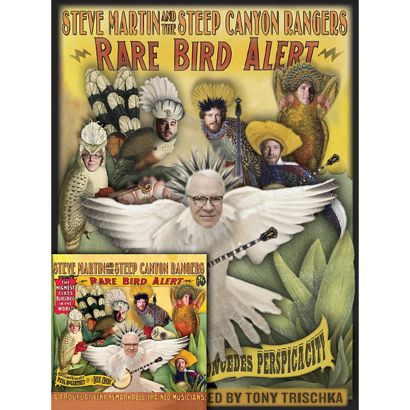 Homespun Steve Martin Rare Bird Alert Book/CD Bundle