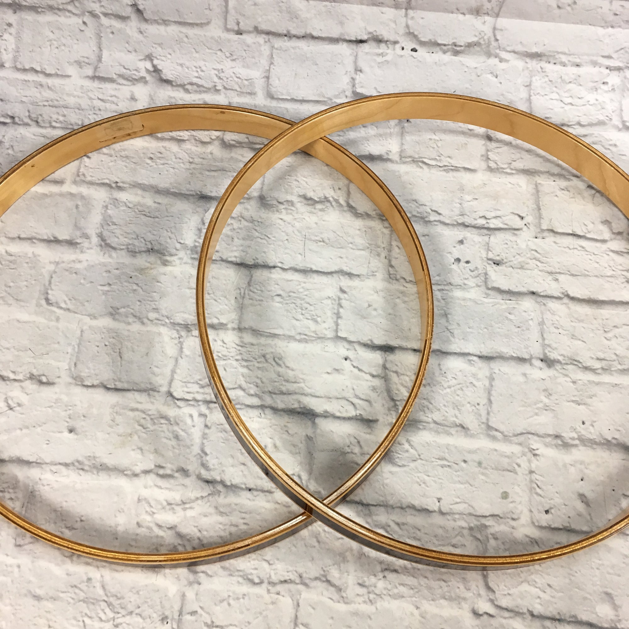 Yamaha 22in Stage Custom Wooden Bass Drum Hoops (Pair)