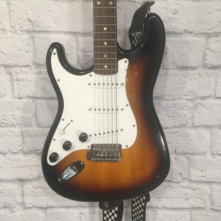 Squier Stratocaster Affinity Series Left-Handed Electric Guitar Sunburst