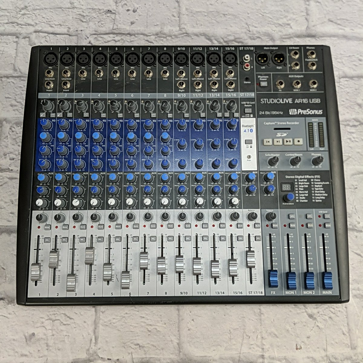 Presonus Studio Live AR16 USB Mixer Power Amp