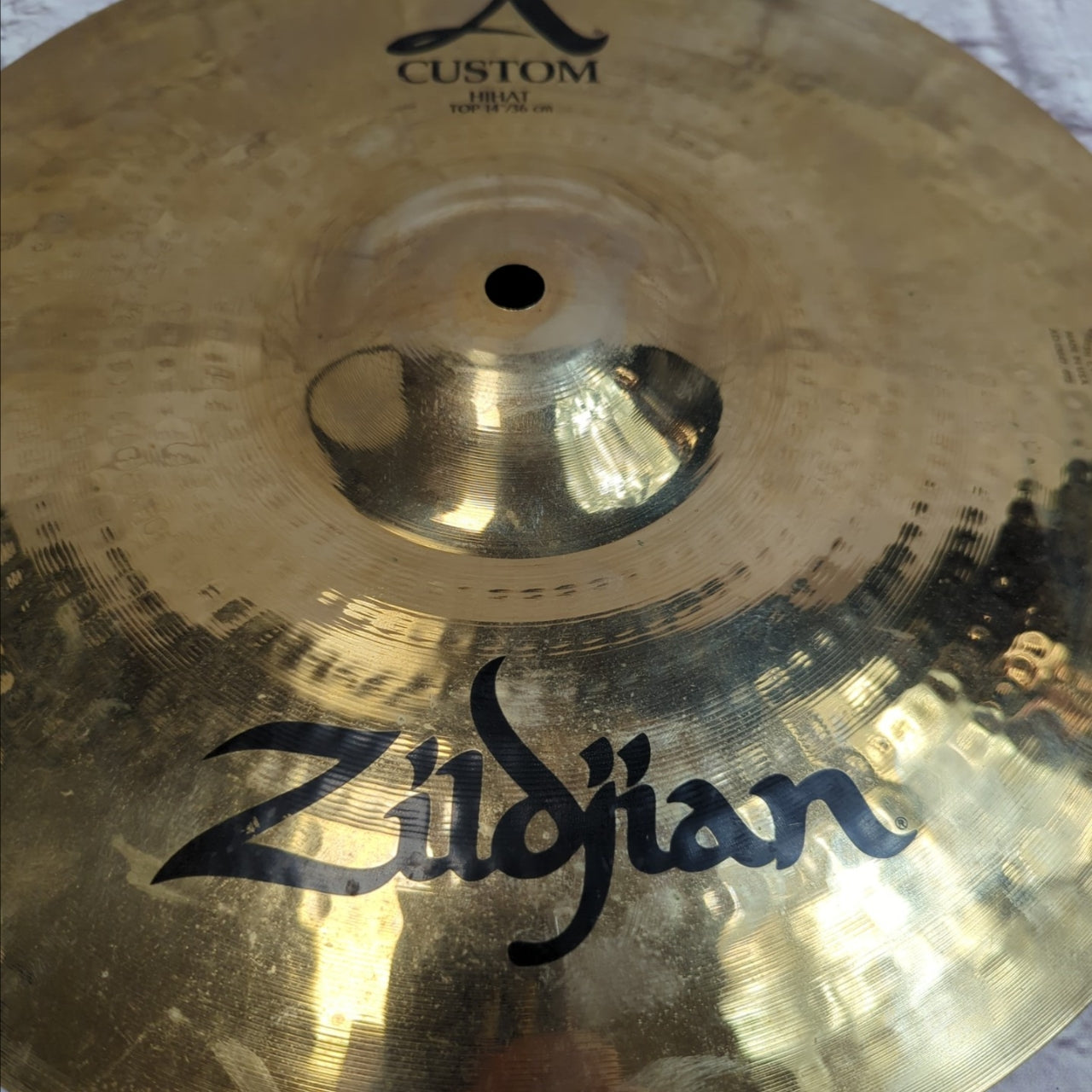 Zildjian A Custom Top and A Mastersound Bottom 14 Hi Hats
