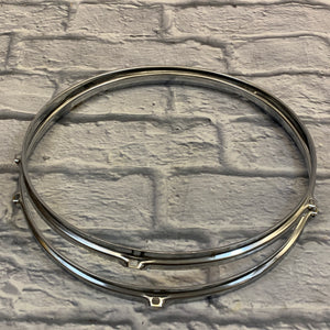 5-Lug 16" Metal Drum Hoop Pair Chrome