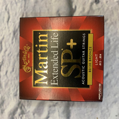 Martin SP+ Extended Life 80/20 Bronze Light 12-54 Acoustic Guitar Strings