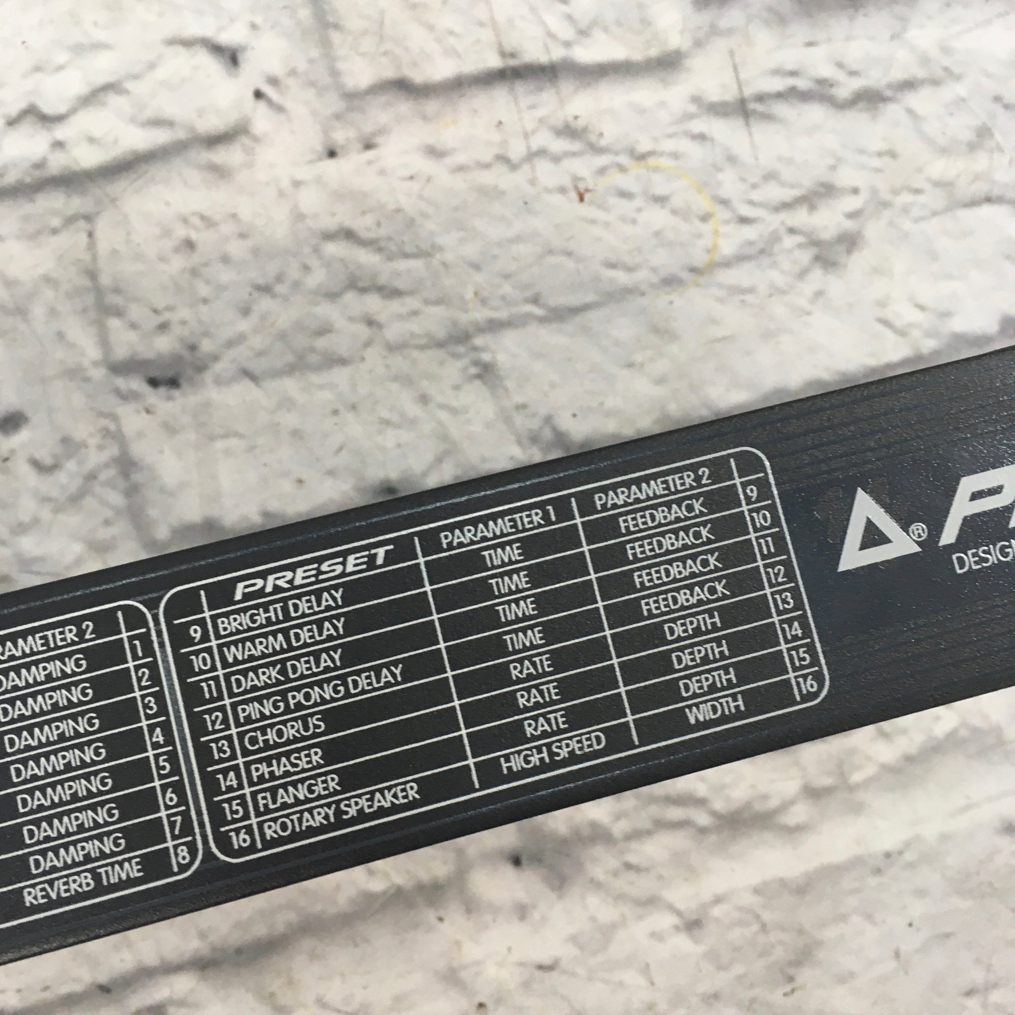 Peavey Deltafex Rack Effects Processor NO POWER SUPPLY