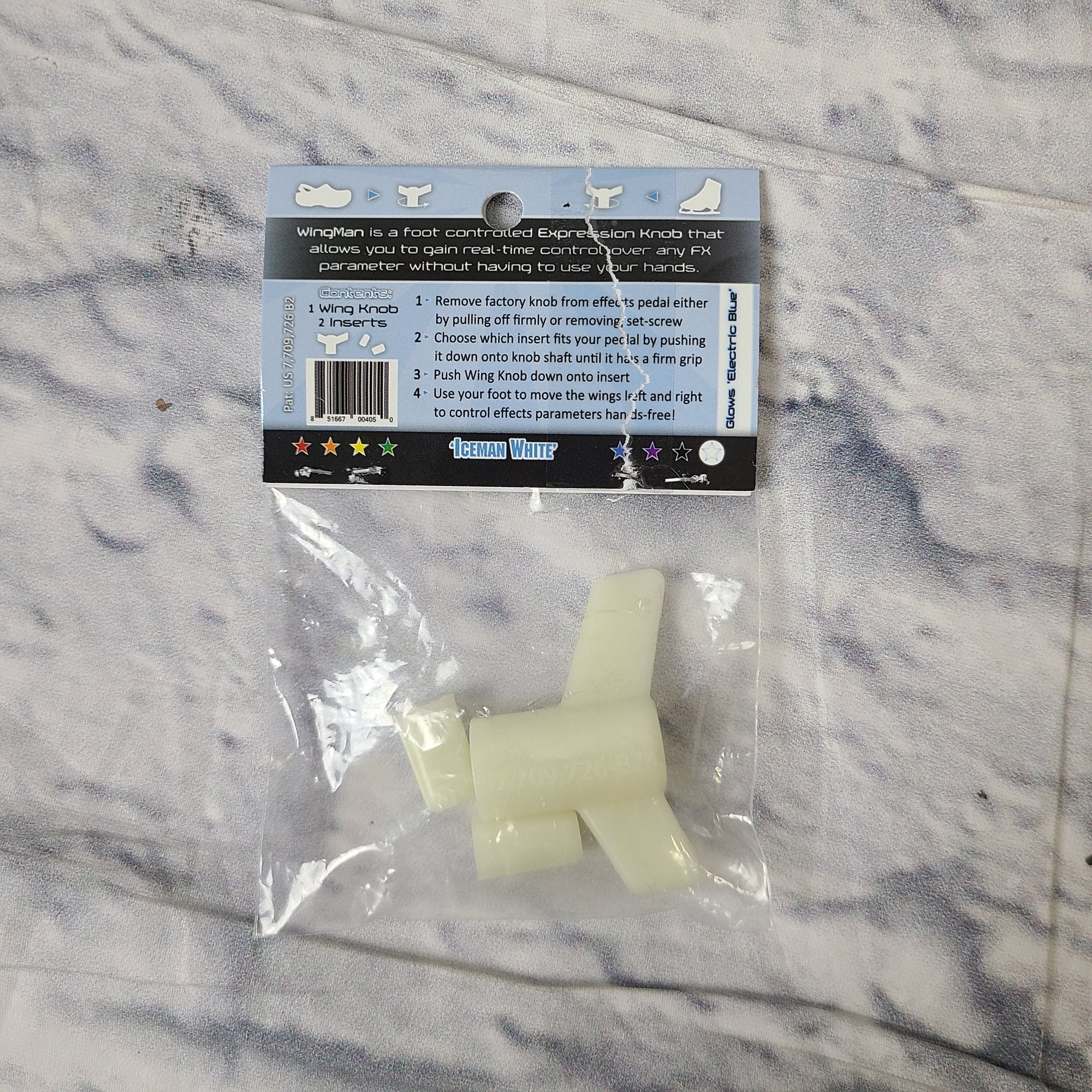 Wingman Foot Control Knob for Guitar Pedals