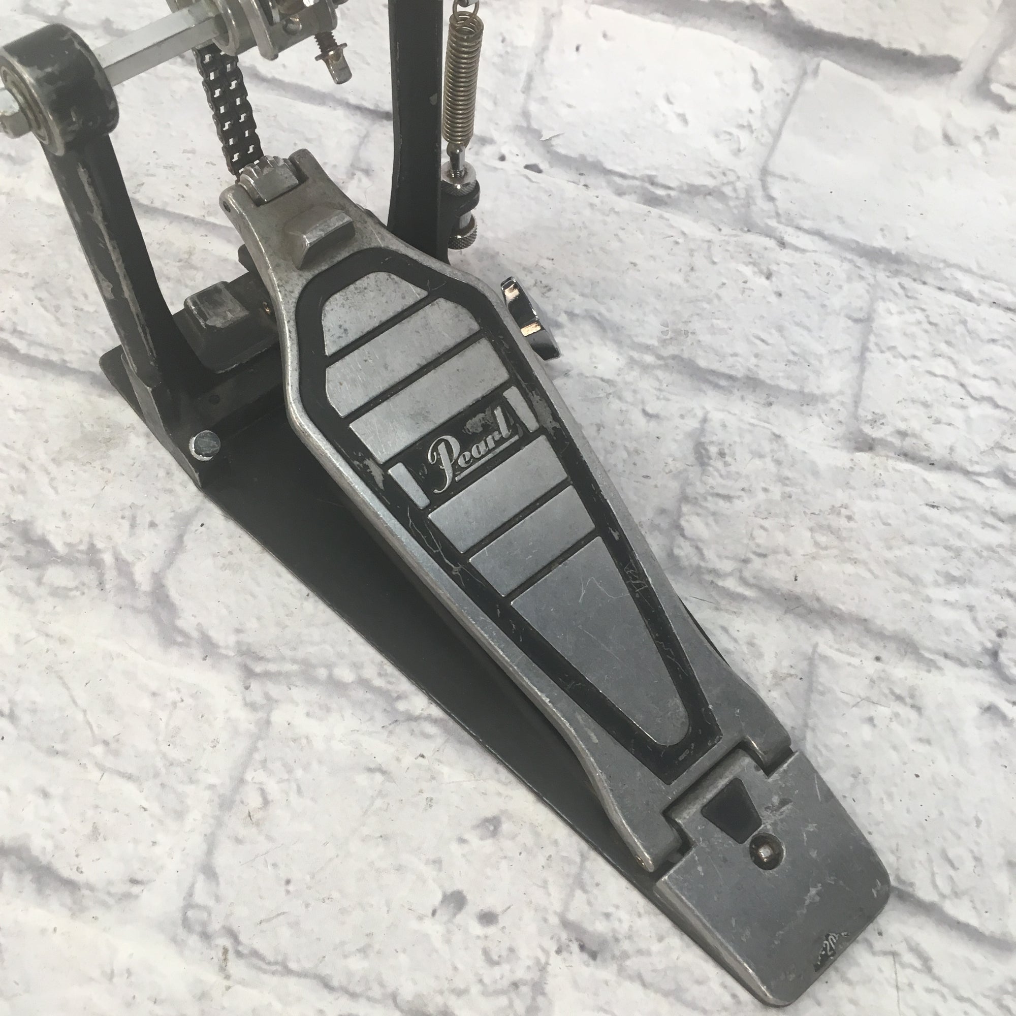 Vintage Pearl P-201P Double Chain Drive Heavy Duty Kick Pedal