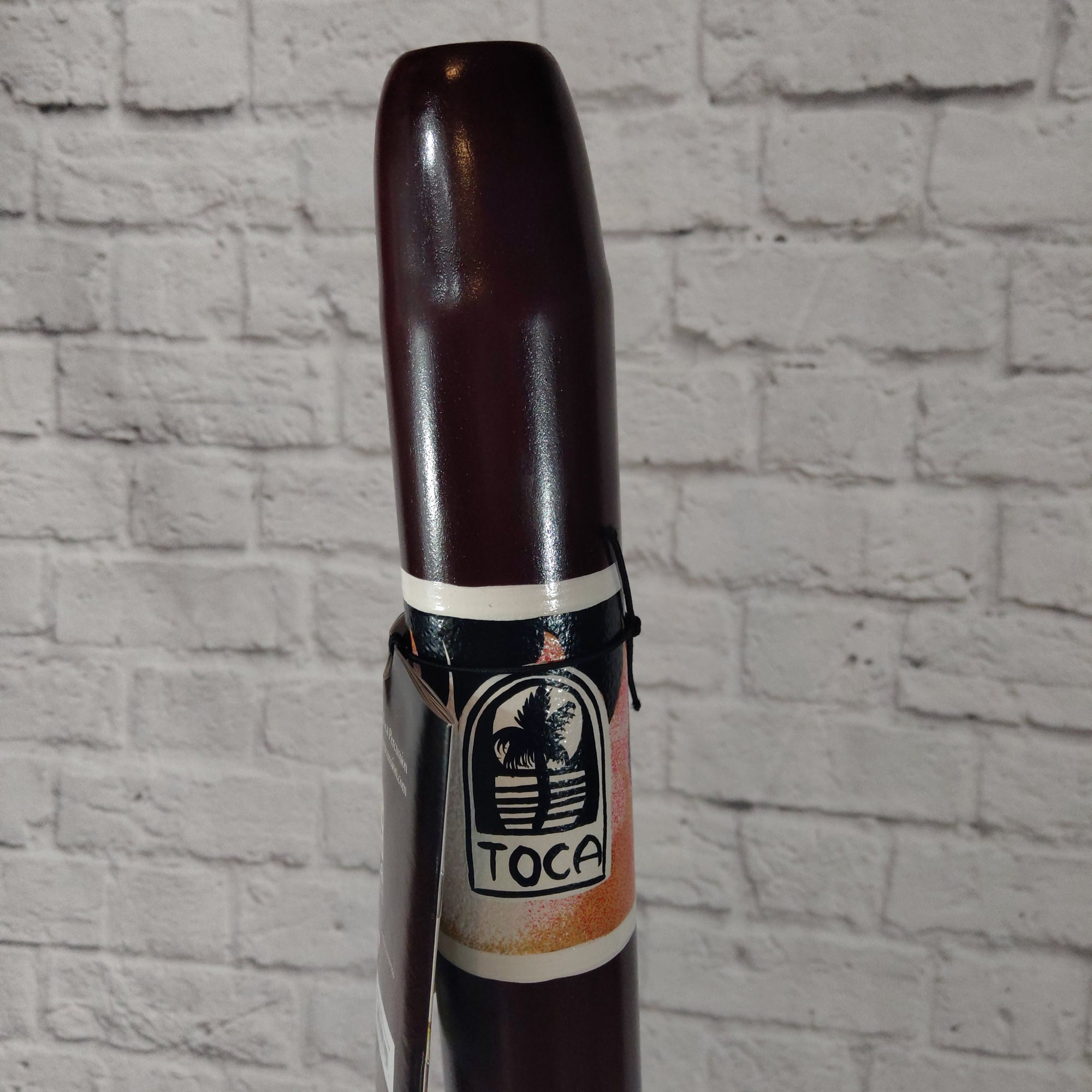 Toca DIDG-CTS Curved Didgeridoo with Tribal Sun Design