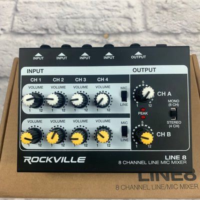 Rockville Line 8 Mini Line Mixer