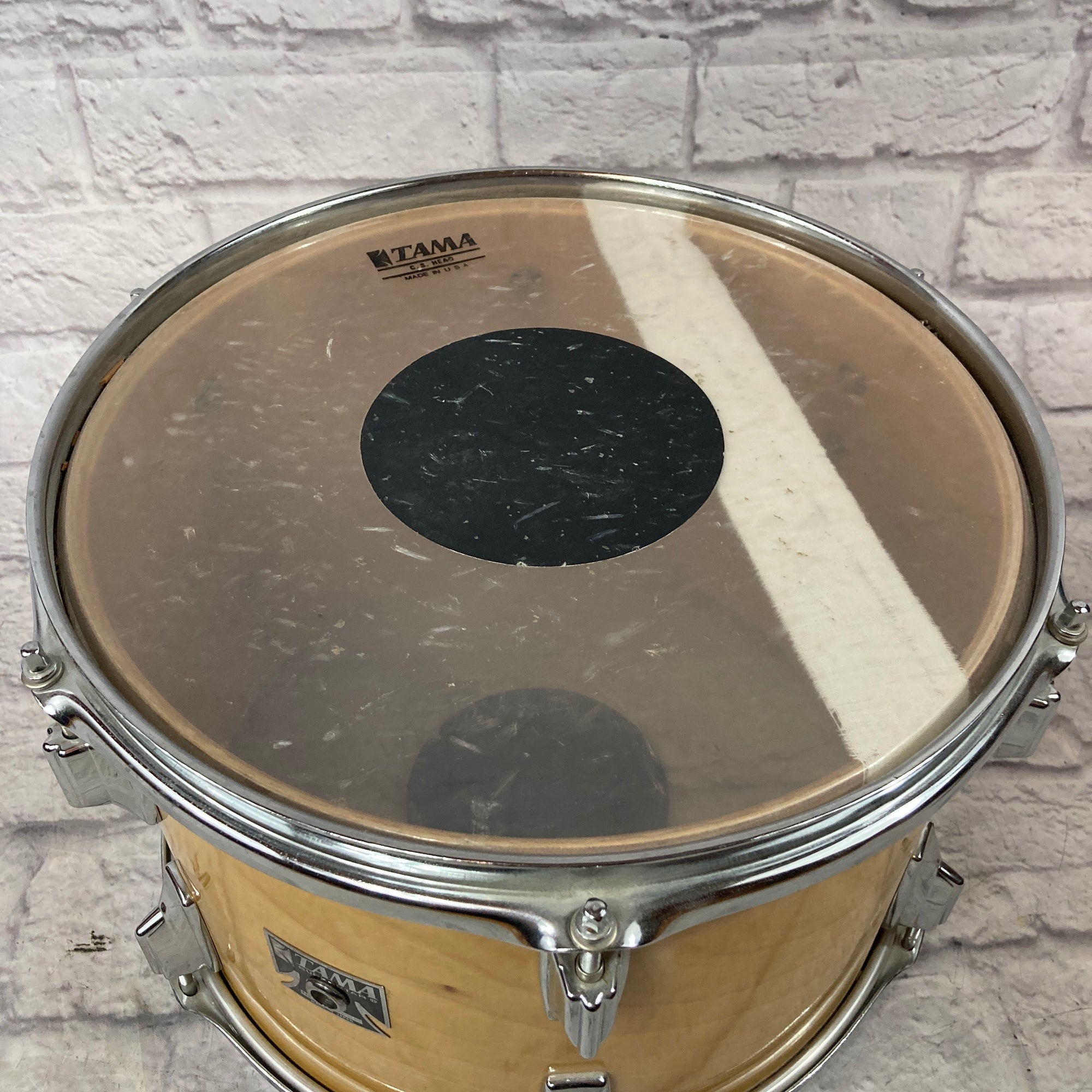 Vintage 80s Tama Superstar 13 x 9 Natural Maple Rack Tom