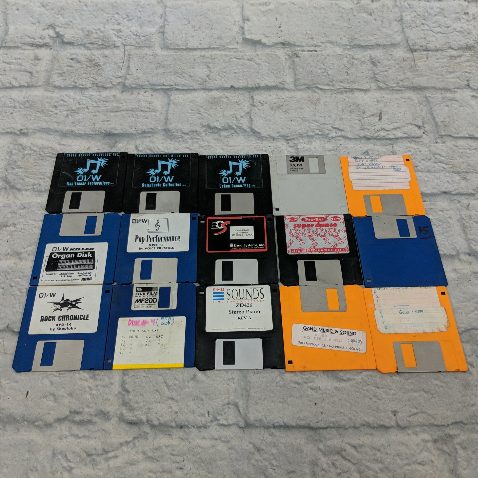 Korg & EMU Sound Library Floppy Disk Collection