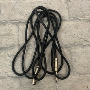 Hosa XLR to 1/4" TS Cable 9ft