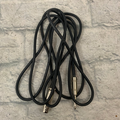 Hosa XLR to 1/4" TS Cable 9ft