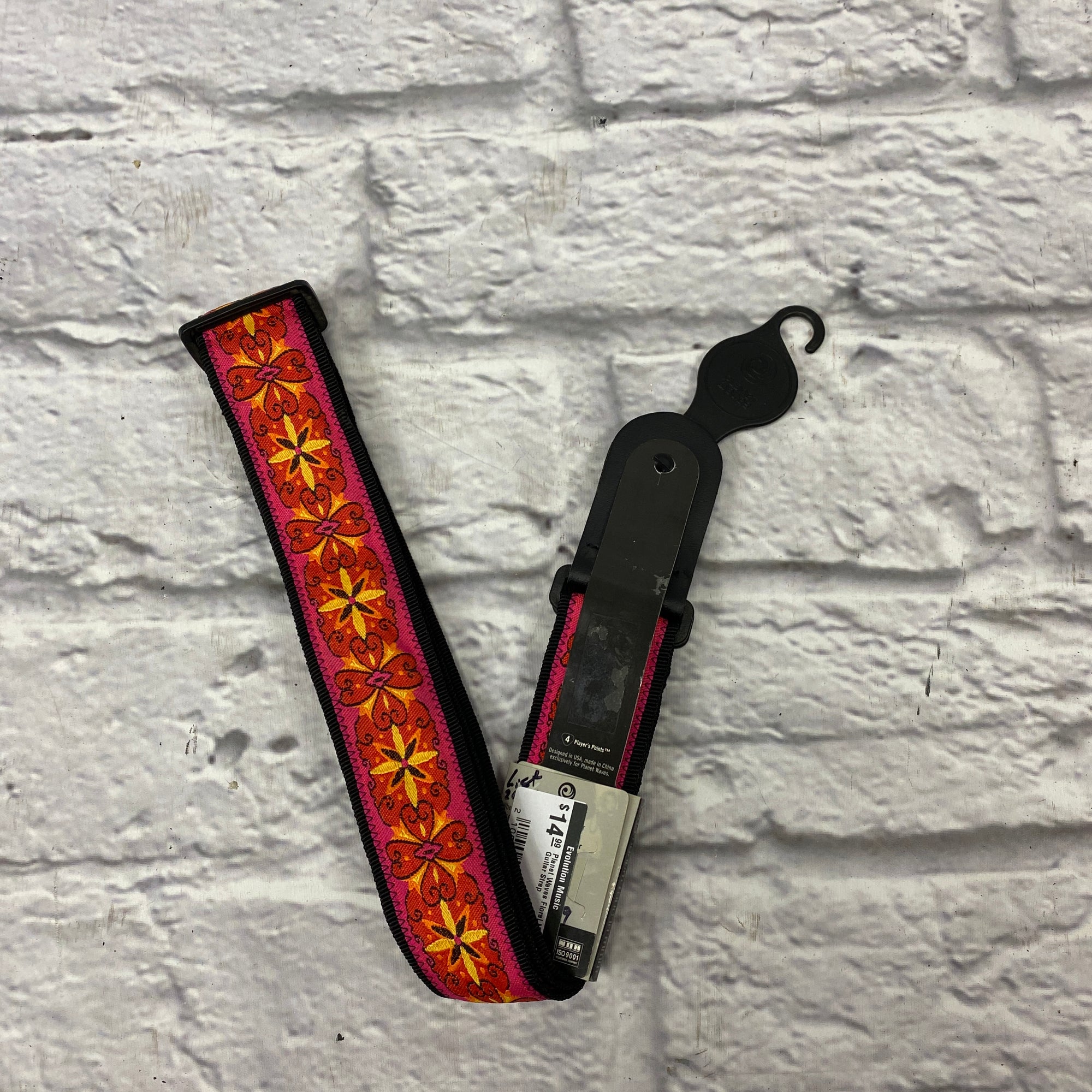 Planet Waves Floral Nylon Guitar Strap