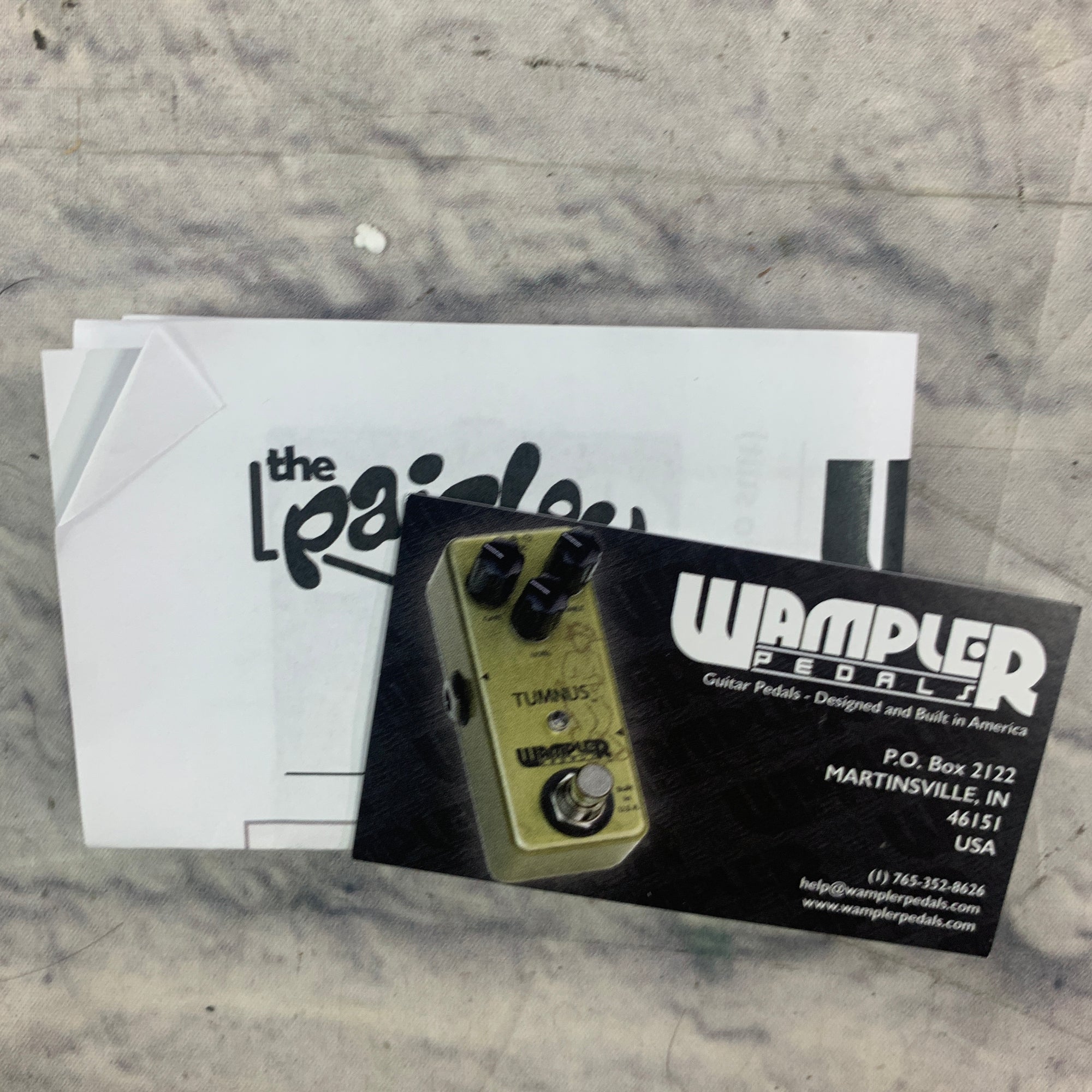 Wampler Paisley Drive V1 Overdrive pedal