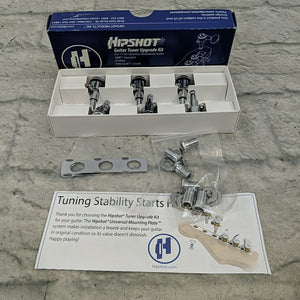 Hipshot Vintage Guitar Tuner Upgrade Kit for 6 Inline Headstocks (8.5mm Post Hole)
