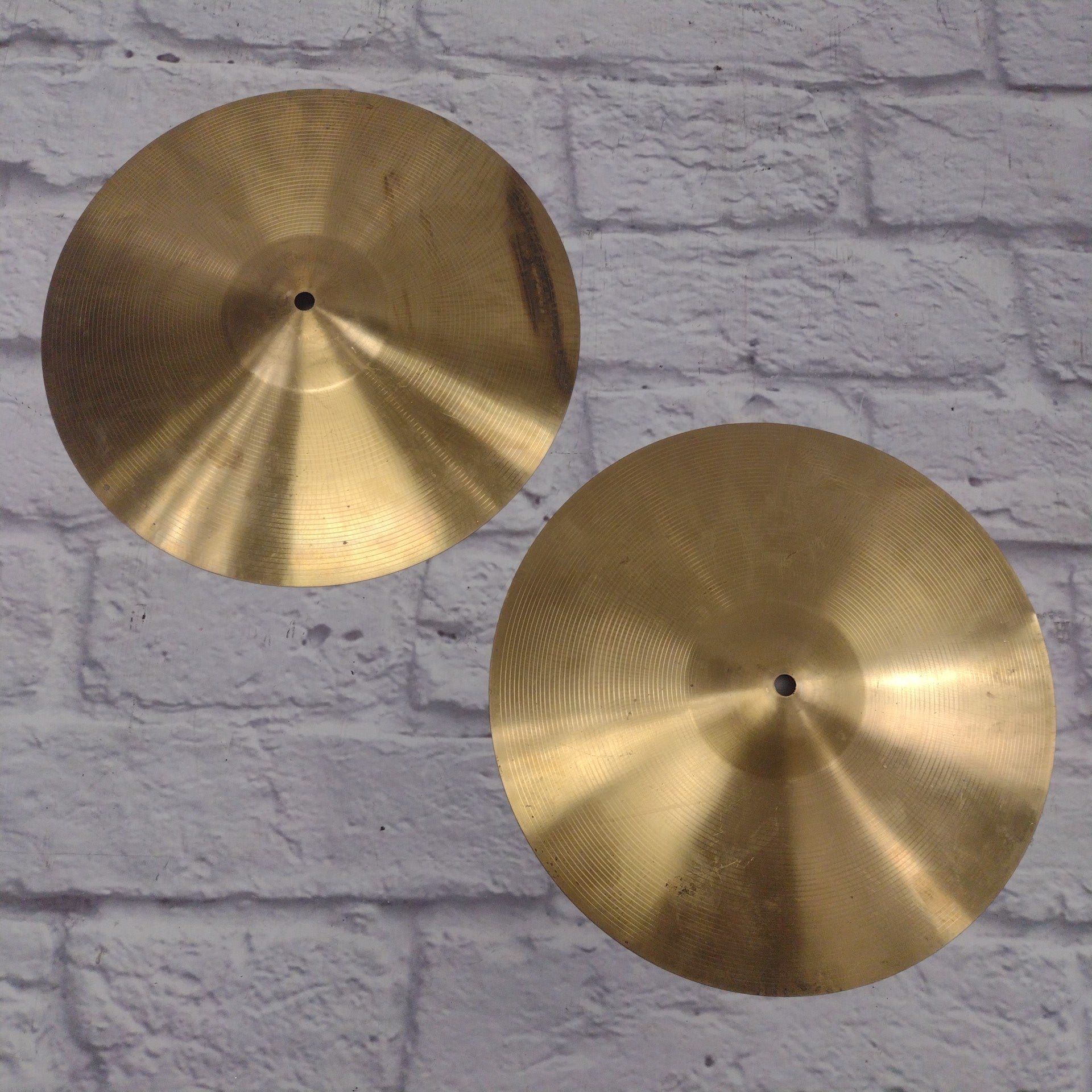 Unknown 14" Hi Hat Cymbals