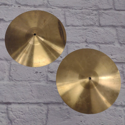 Unknown 14" Hi Hat Cymbals
