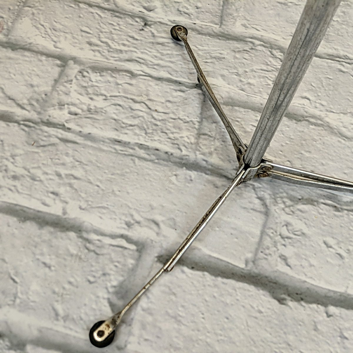 Ludwig WFL Flat Base Snare Drum Stand Chrome Flush Chicago Vintage 50s 60s Chrome