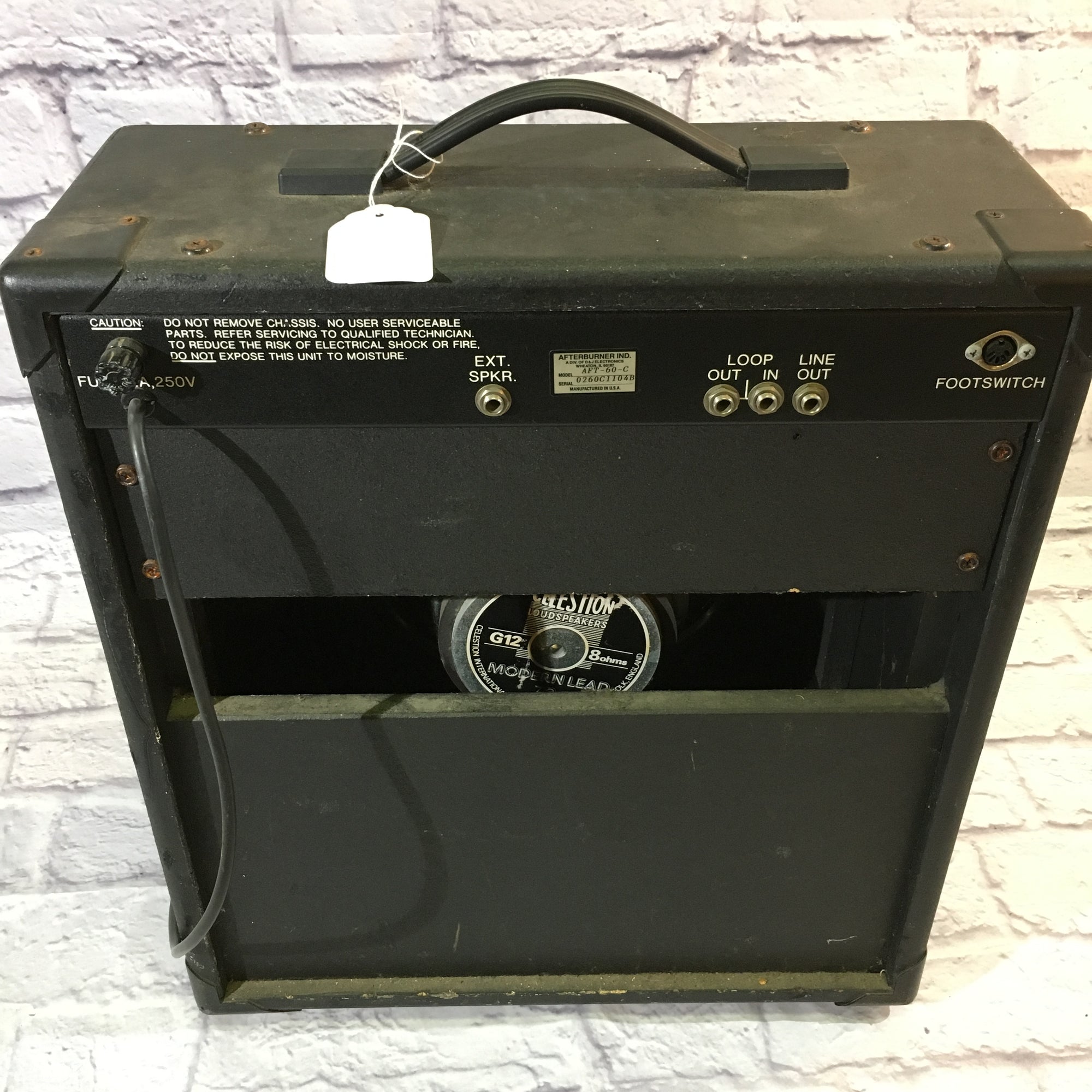 Afterburner AFT-60 Guitar Combo with Celestion