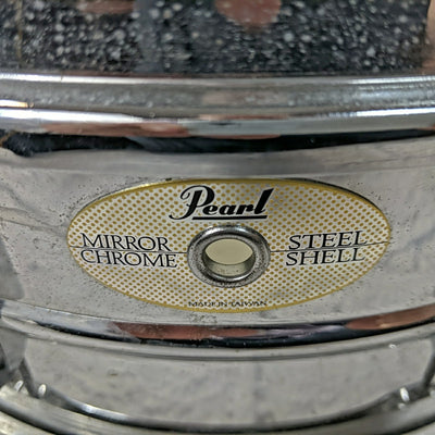 Pearl 14 x 5 Mirror Chrome Steel Shell Snare Drum