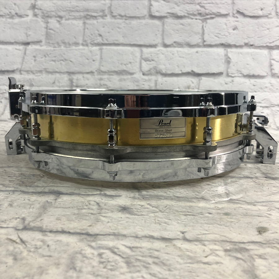 Pearl 14x3 Free Floating Brass Snare Drum 1980s