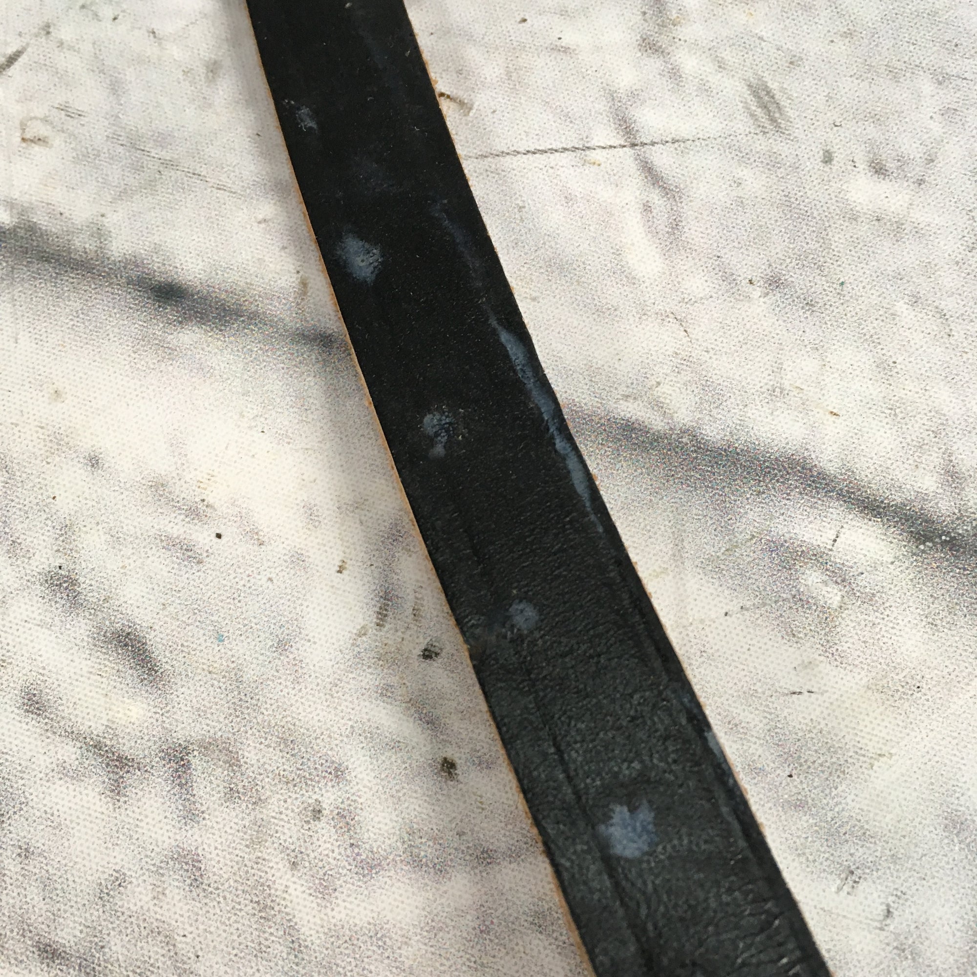 Vintage Fender Leather Rockabilly Guitar Strap